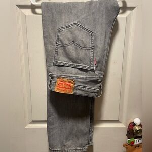 Levi Mens Gray Jeans- 36x32